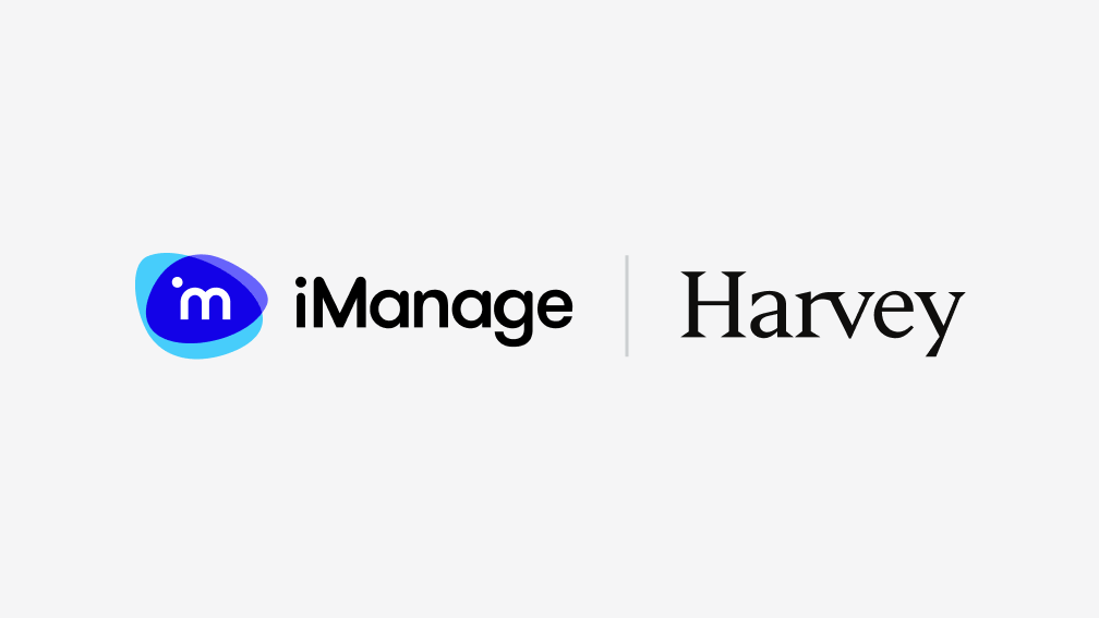 Harvey Announces Technology Partnership with iManage